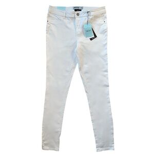 NWT New Look Women's Skinny White Denim Jeans Size 16 Tall